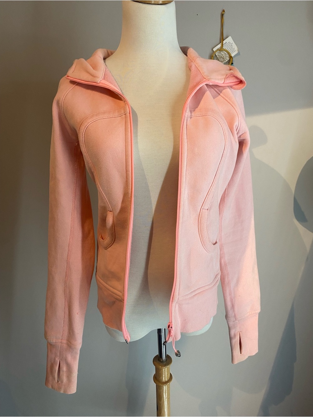 Lululemon Athletica Pink Scuba Hoodie Vest